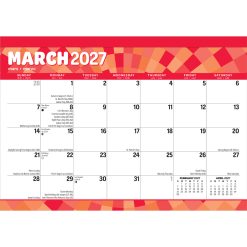 Alternative view of Large Print 2027 Desk Pad