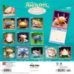 Alternative view of Adorable Axolotl 2027 Square