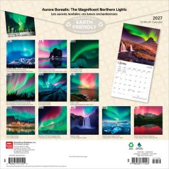 Alternative view of Aurora Borealis Les aurores boreales 2027 Square