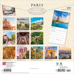 Alternative view of Paris 2027 Square ENGLISH FRENCH FOIL