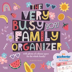The Very Busy Family Organizer 2027 Square Matte STKR