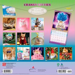 Alternative view of Avanti Cranky Kitties 2027 Square FOIL