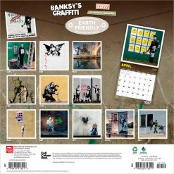 Alternative view of Banksy's Graffiti 2027 Square