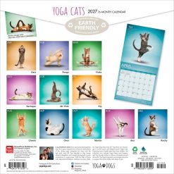 Alternative view of Yoga Cats 2027 Square