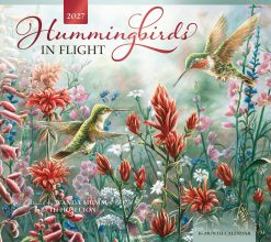 Hummingbirds 2027 Linen Env Brush Dance FOIL