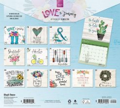 Alternative view of Love the Journey 2027 Linen Env Brush Dance FOIL