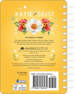 Alternative view of Katie Daisy 2027 Weekly Planner
