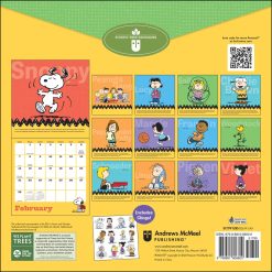 Alternative view of PEANUTS 2027 Square with Clings
