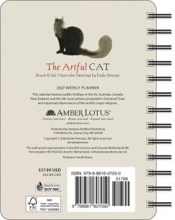 Alternative view of The Artful Cat 2027 Weekly Planner