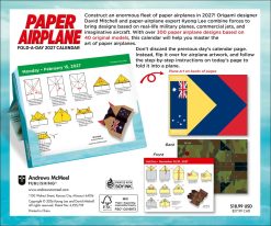 Alternative view of Paper Airplane 2027 Fold-A-Day Boxed