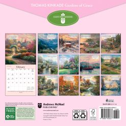 Alternative view of Thomas Kinkade Gardens of Grace 2027 Square with Scripture