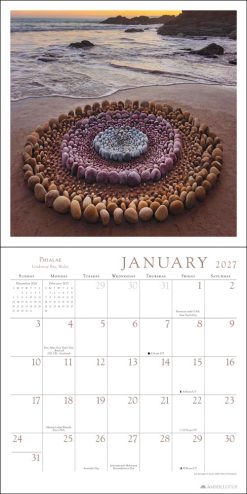 Sculpt the World 2027 Square Wall Calendar - Image 3
