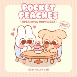 Pocket Peaches 2027 Square with Stickers