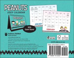 Alternative view of PEANUTS 2027 Monthly Desk Easel