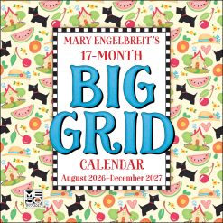 Mary Engelbreit's Big Grid 17m Planner 2027 Square