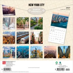 Alternative view of New York City 2027 FOIL Square Wall Calendar