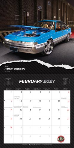 Alternative view of Australian Muscle Cars 2027 Square Wall Calendar