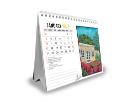 Alternative view of Kiwiana 2027 Double View Desk Easel Calendar
