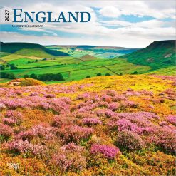 England 2027 Square Wall Calendar