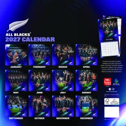 Alternative view of All Blacks 2027 Square Wall Calendar
