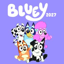 Bluey 2027 Mini Square Wall Calendar