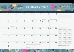 Alternative view of Ocean Adventures 2027 Desk Pad