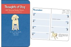 Thoughts of Dog 2027 Monthly/Weekly Planner Diary
