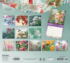Alternative view of Hummingbirds 2027 Linen Env Brush Dance FOIL