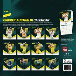 Alternative view of Cricket Australia 2027 Square Wall Calendar