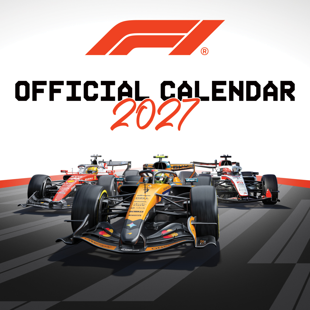 Formula 1 Official 2027 Square Wall Calendar