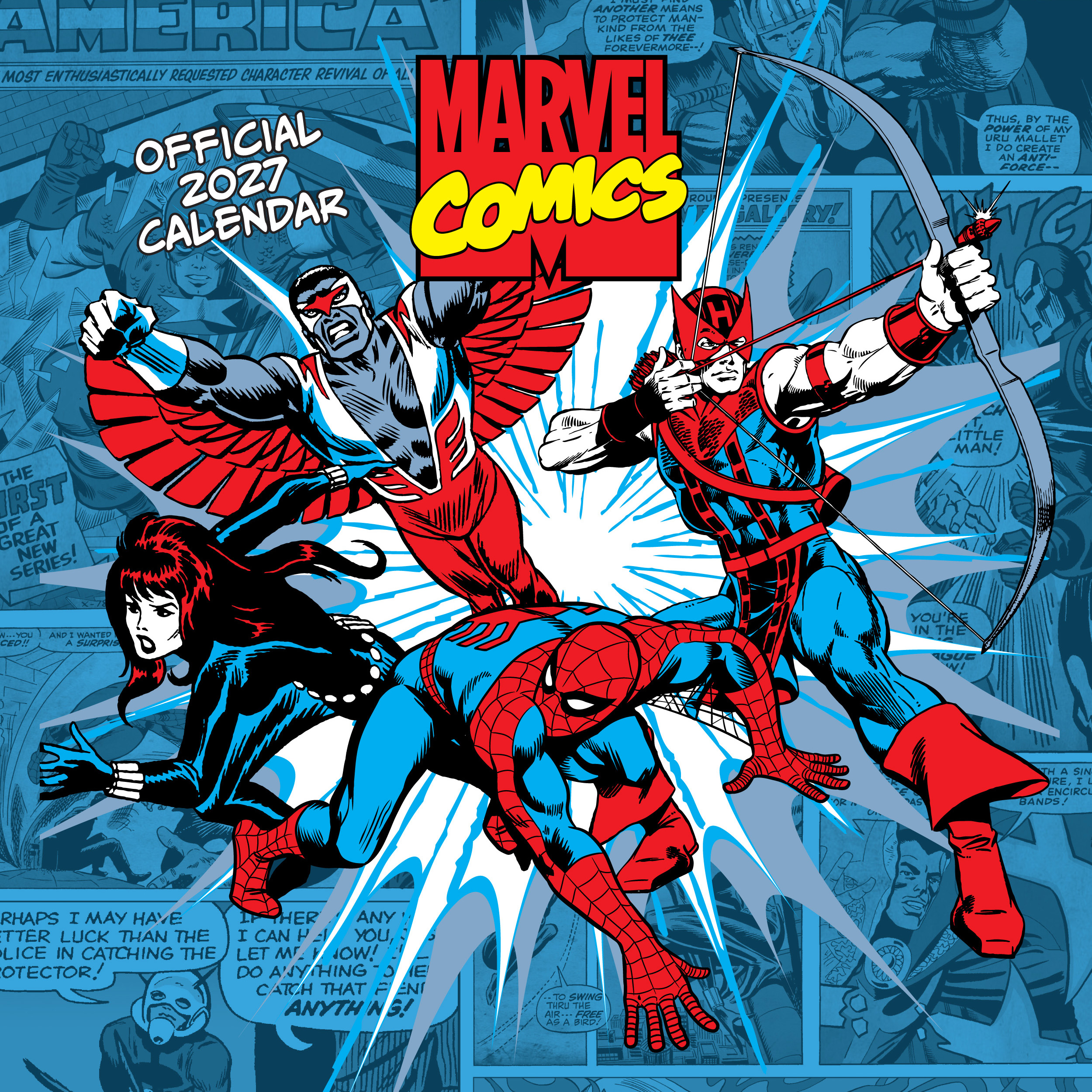 Marvel Comics 2027 Square Wall Calendar