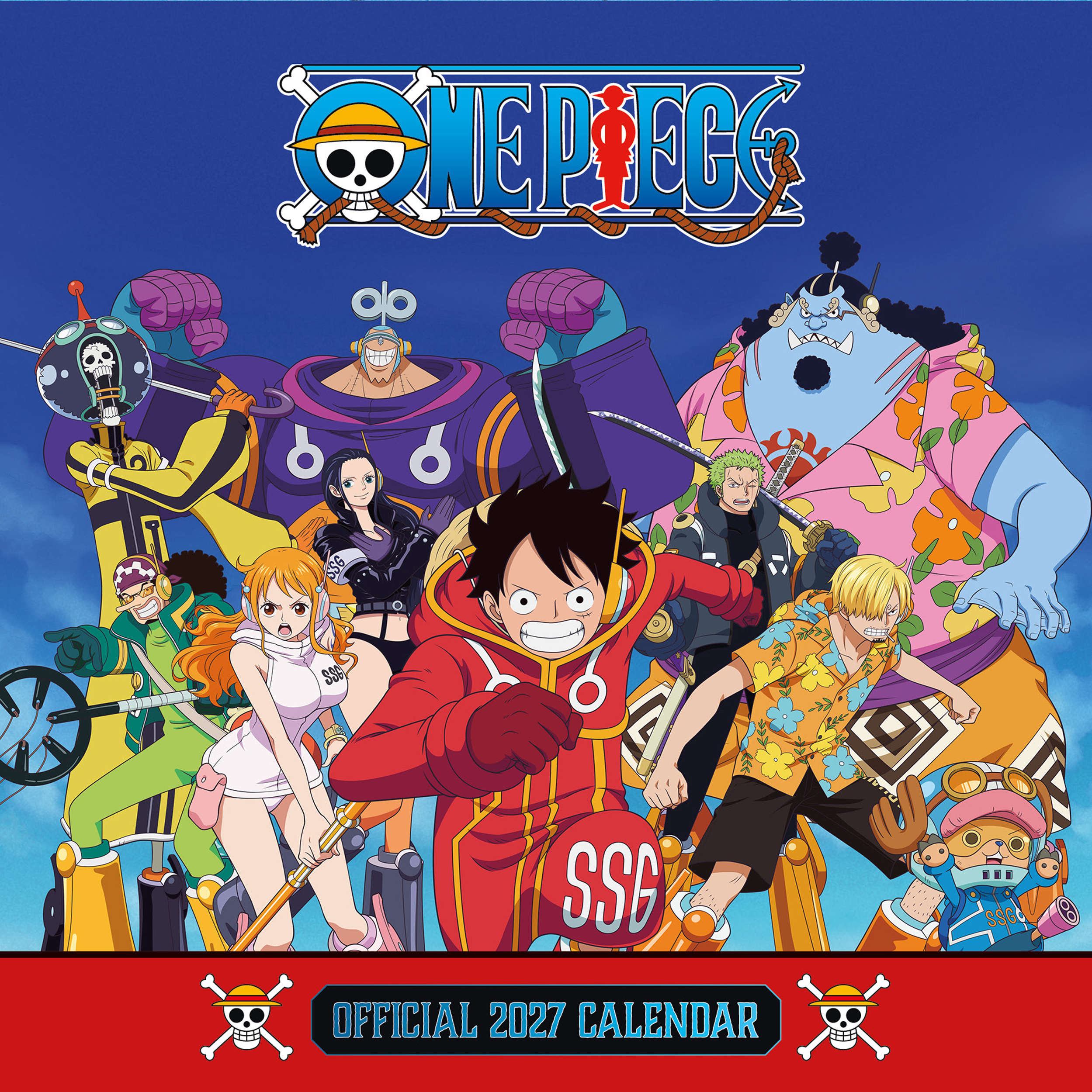One Piece 2027 Square Wall Calendar