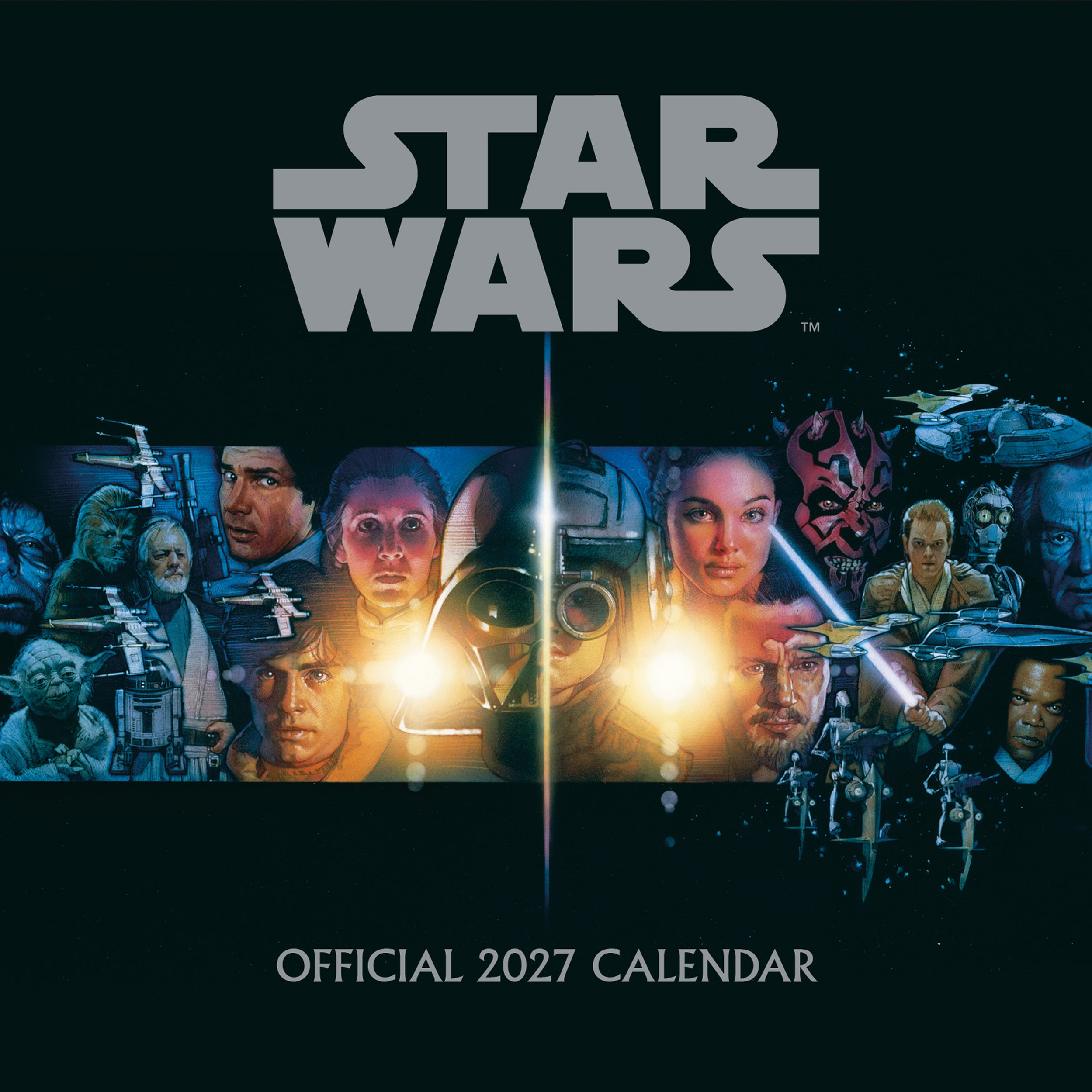 Star Wars Classic 2027 Square Wall Calendar