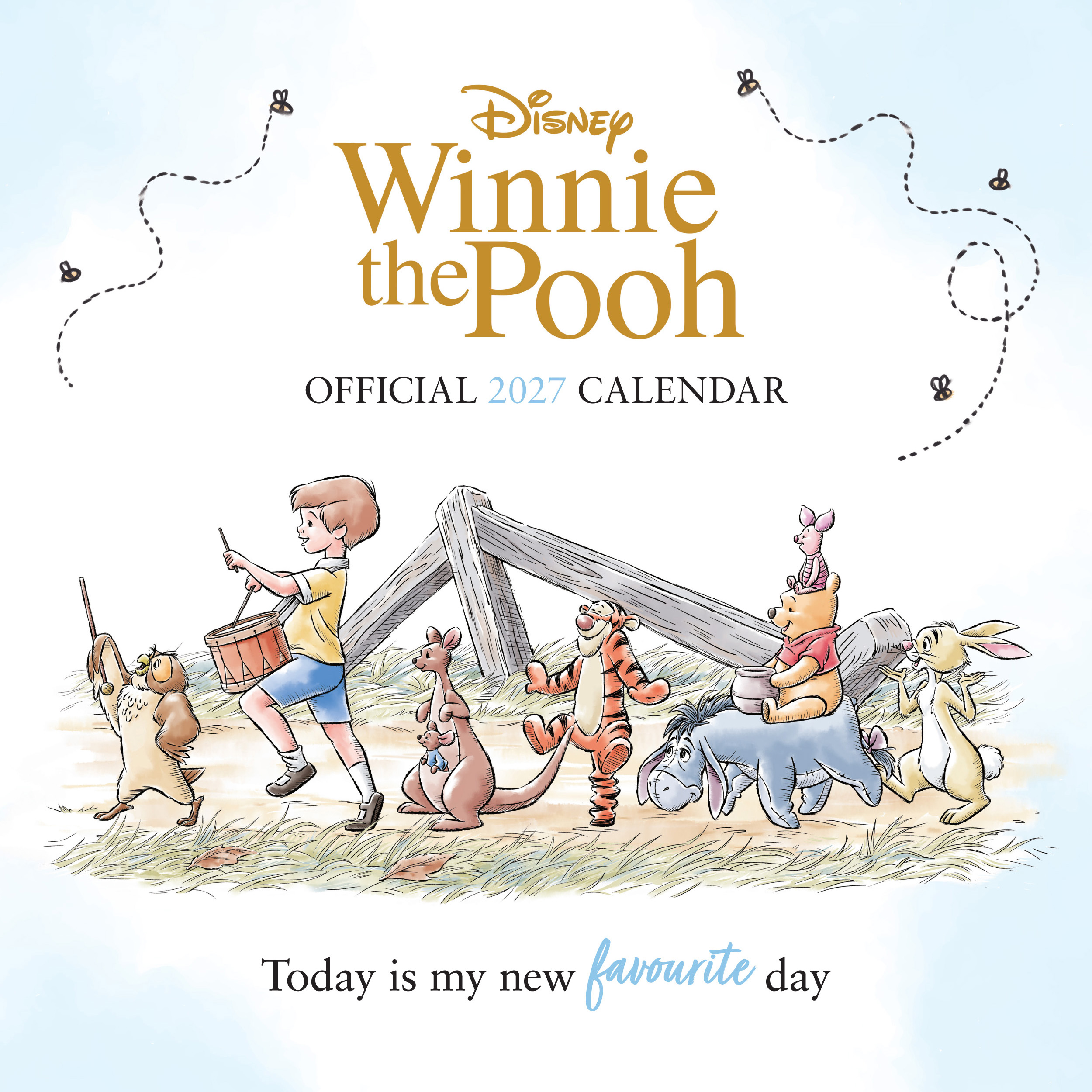 Winnie The Pooh 2027 Square Wall Calendar