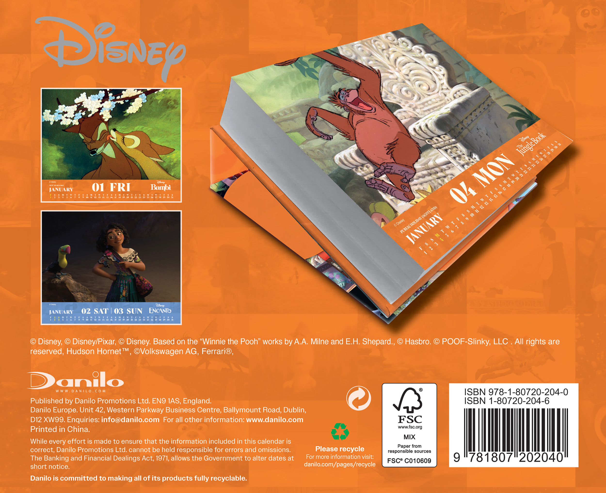 Alternative view of Disney Animation 2027 Boxed Desk Calendar