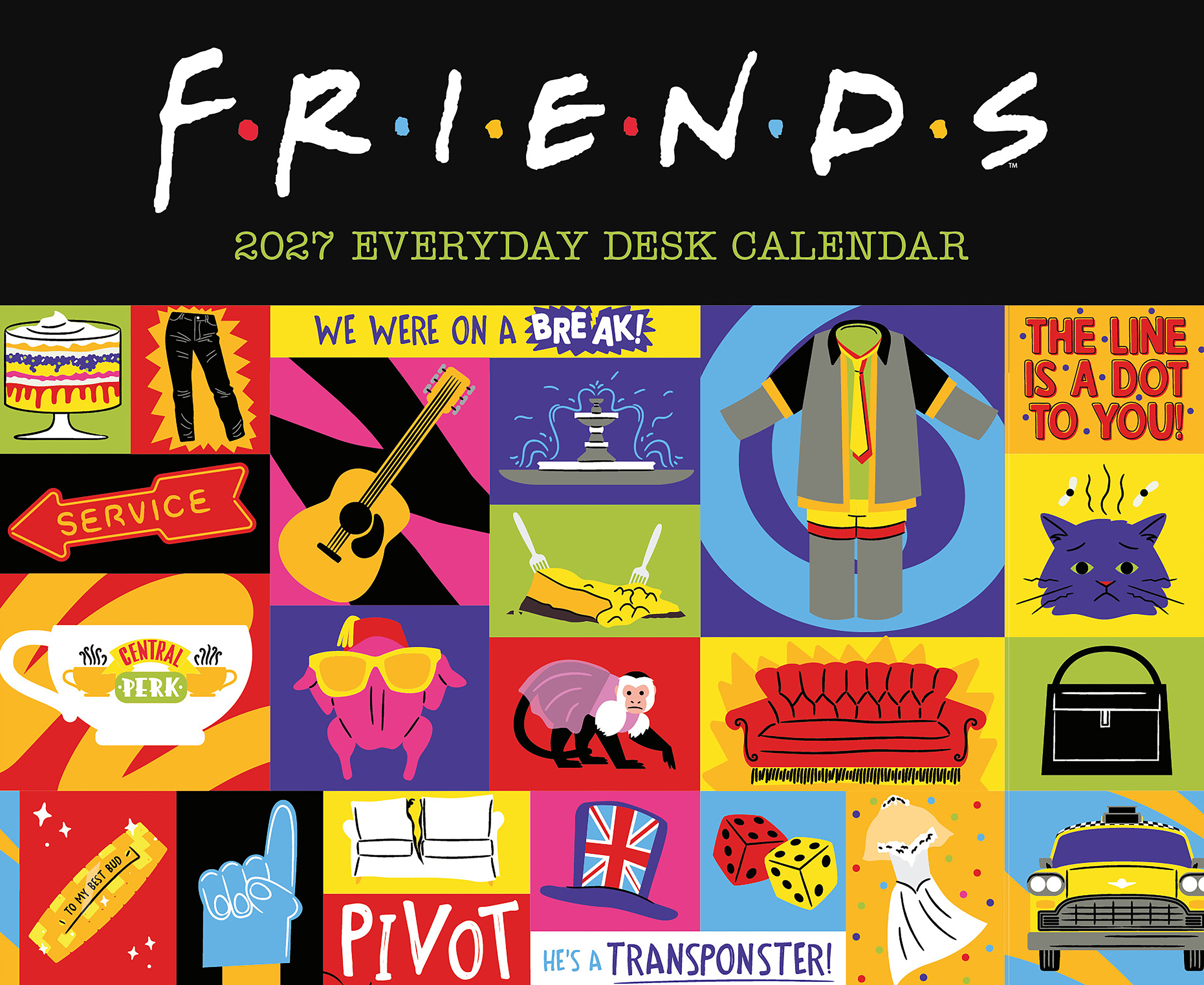Friends 2027 Boxed Desk Calendar