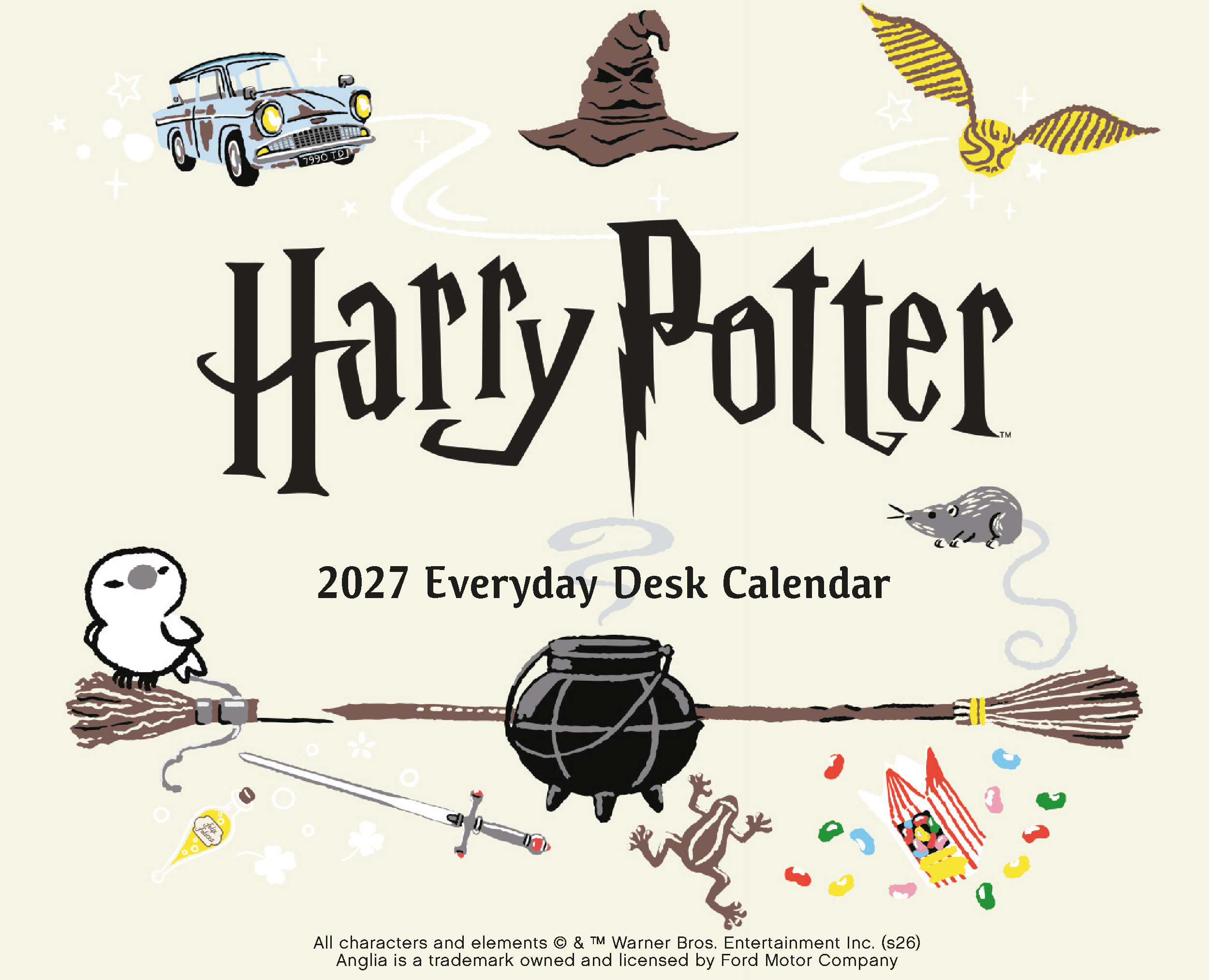 Harry Potter 2027 Boxed Desk Calendar