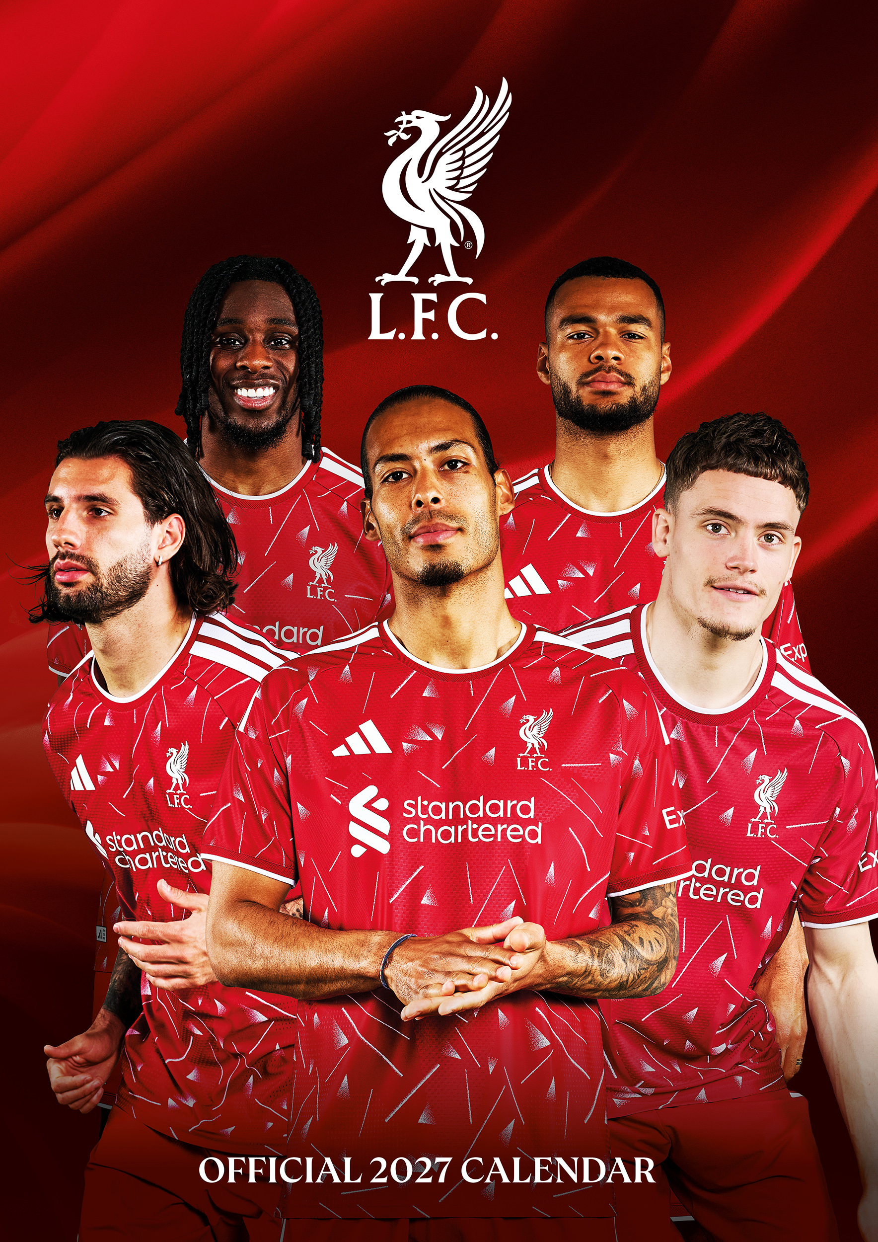 Liverpool FC 2027 A3 PF Wall Calendar