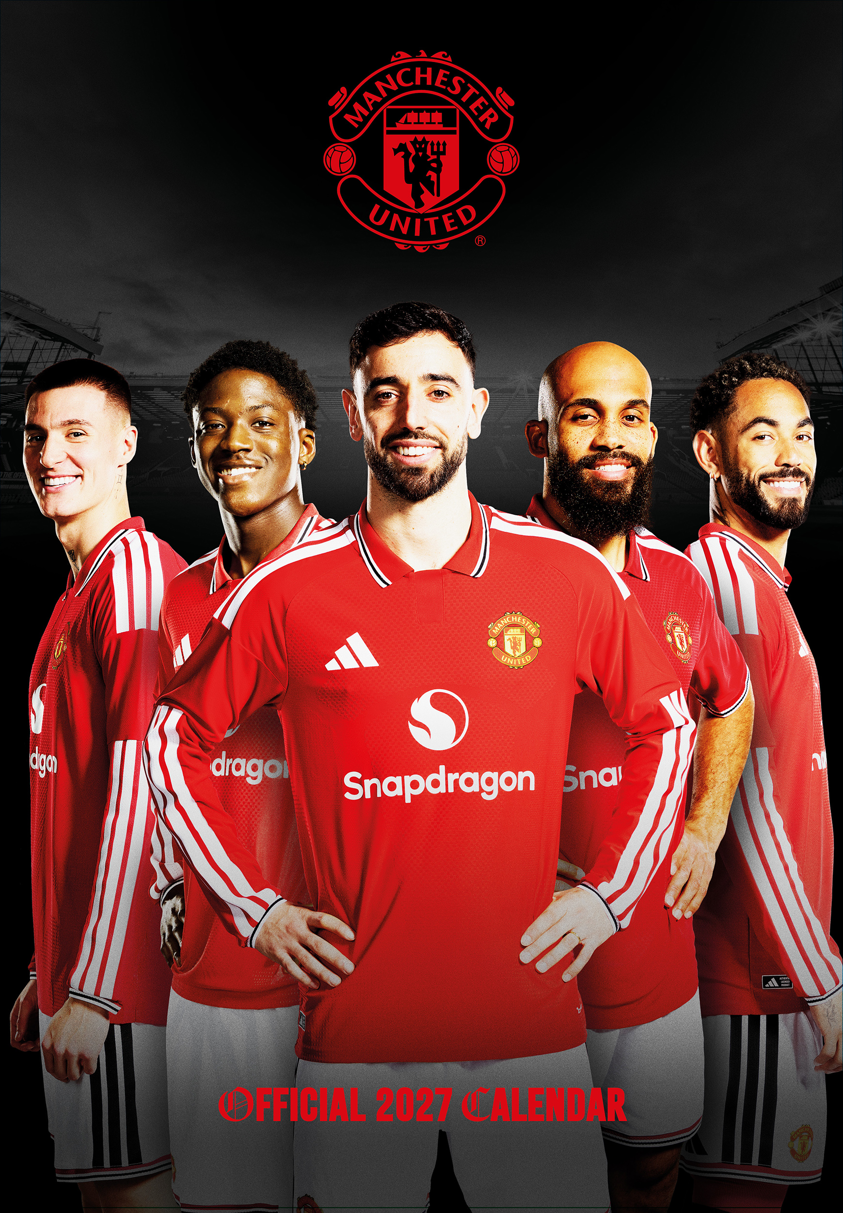 Manchester United FC 2027 A3 PF Wall Calendar