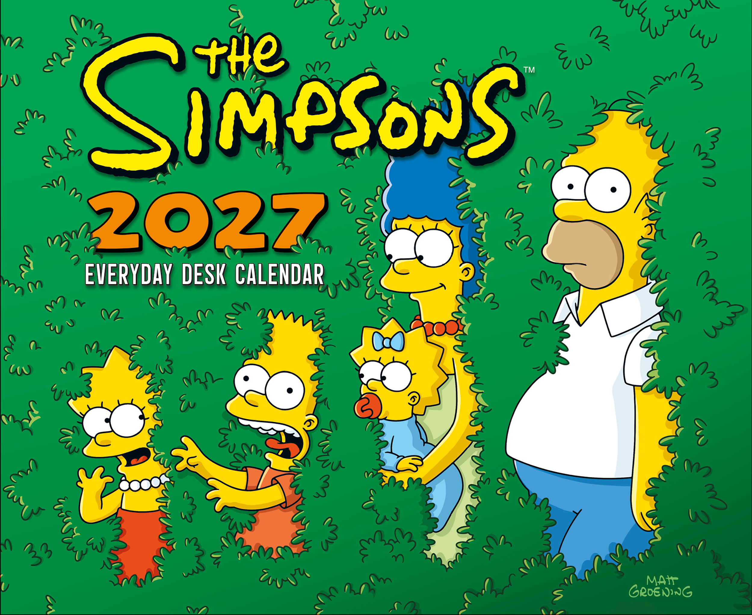 The Simpsons 2027 Boxed Desk Calendar