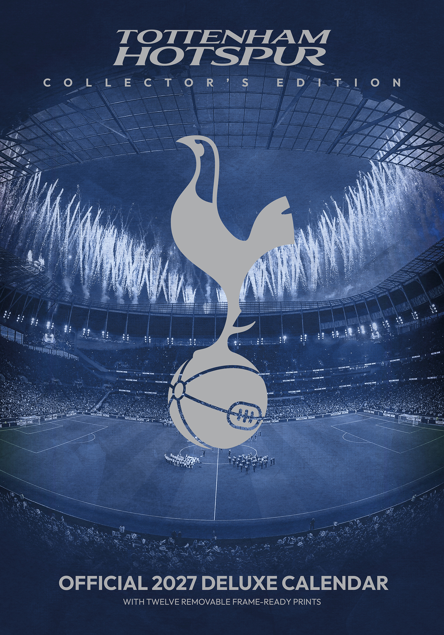 Tottenham Hotspur FC 2027 A3 Deluxe Wall Calendar