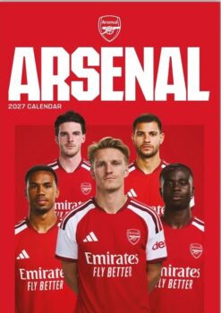 Arsenal FC 2027 A3 Wall Calendar