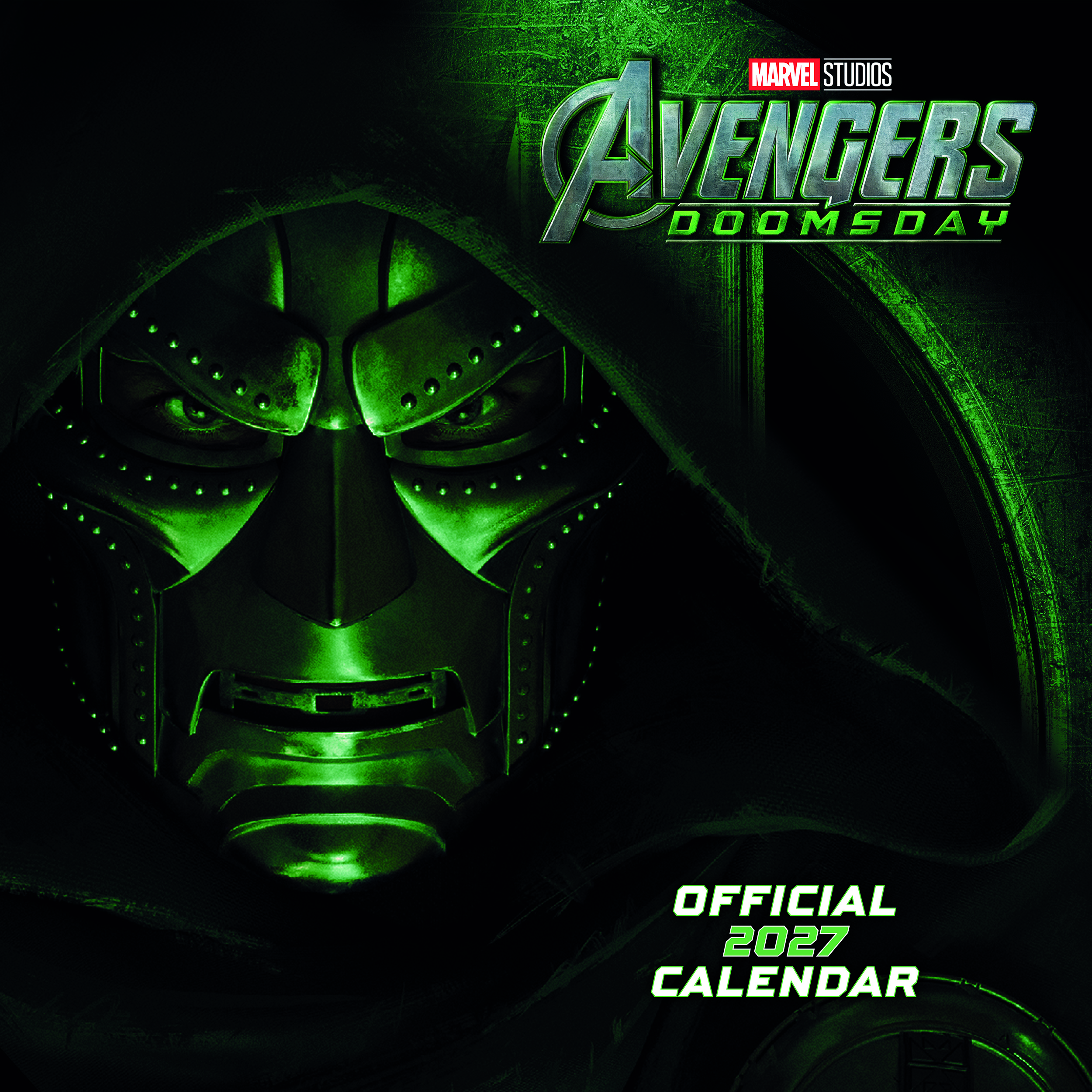 Marvel Avengers Dooms Day Movie 2027 Square Wall Calendar