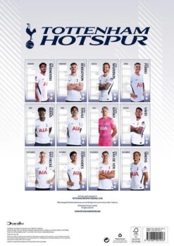 Alternative view of Tottenham Hotspur FC 2027 A3 Wall Calendar